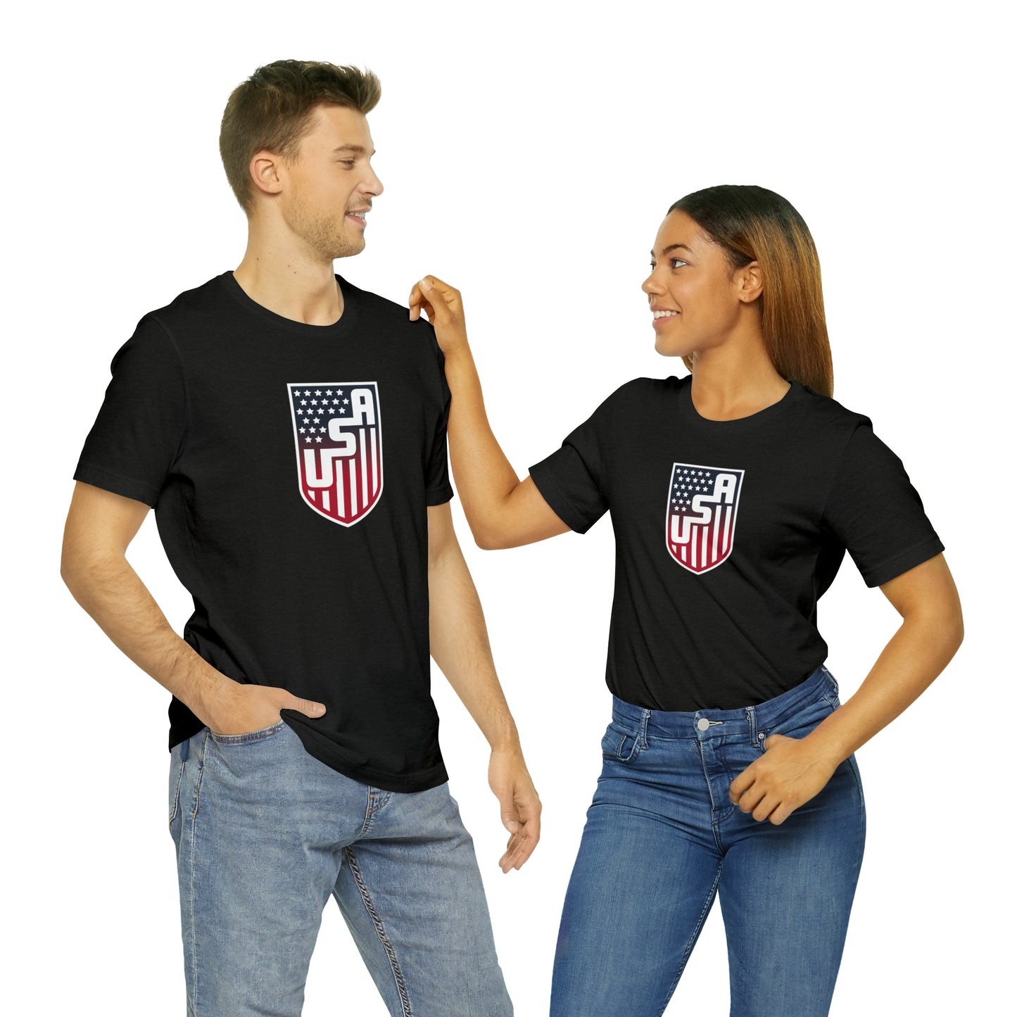 USA Crest Unisex Short Sleeve Softstyle T-Shirt