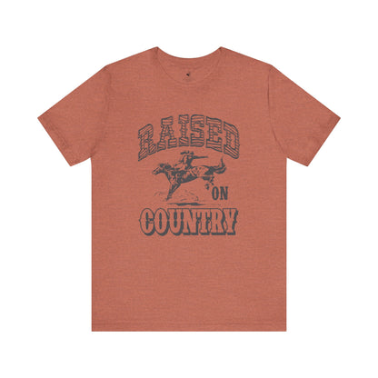 Raised On Country Music Festival Unisex Short Sleeve T-Shirt