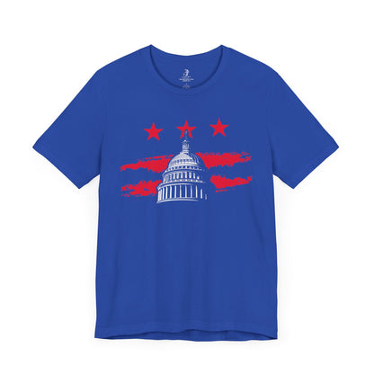 America's Capital Independence Day Fourth of July Unisex Short Sleeve Shirt