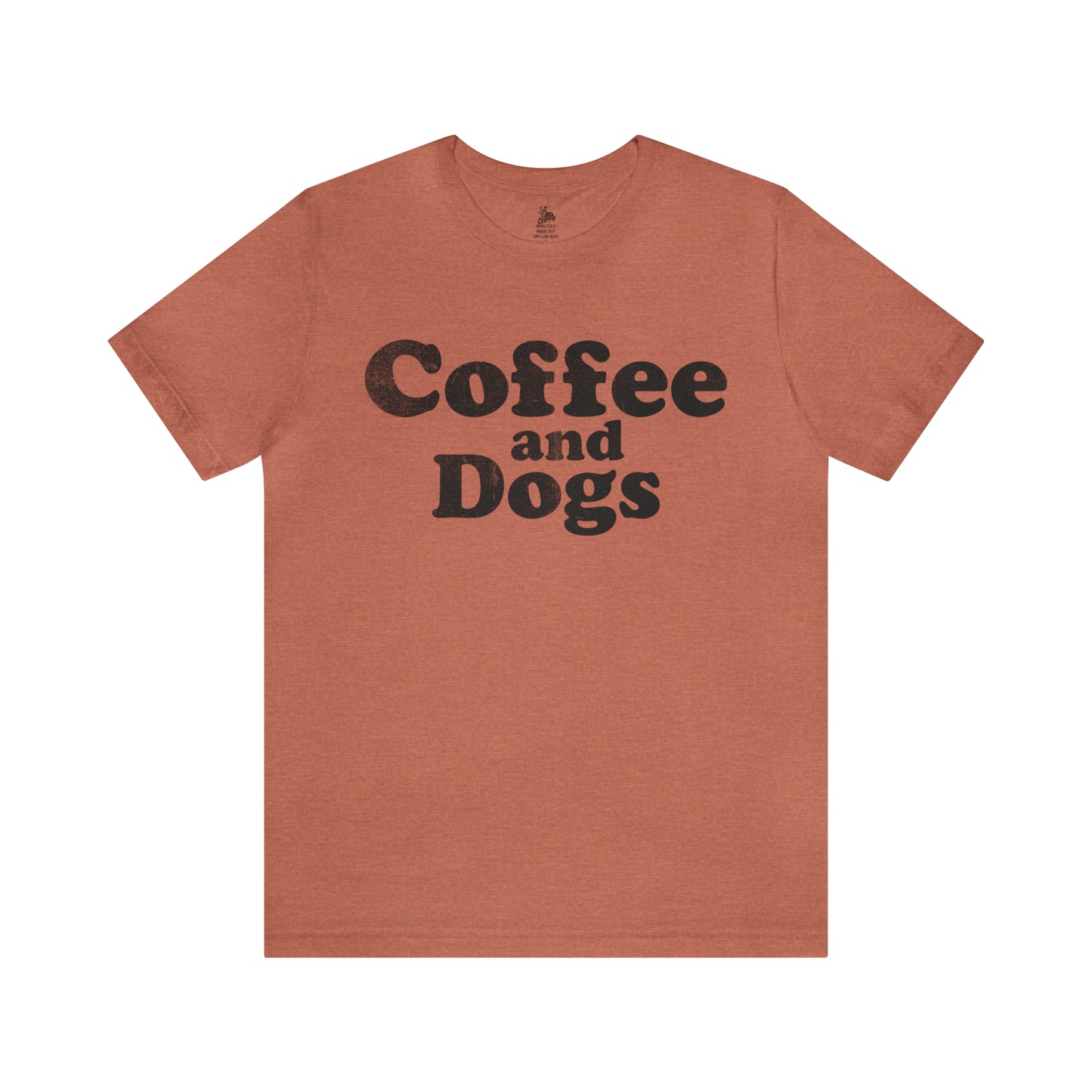Coffee and Dogs Unisex Short Sleeve Softstyle T-Shirt