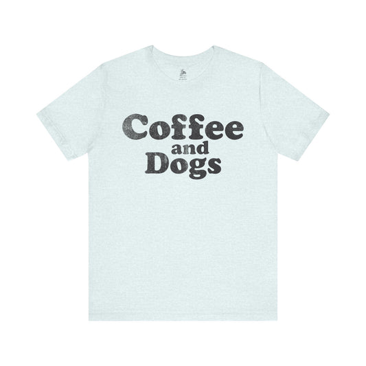 Coffee and Dogs Unisex Short Sleeve Softstyle T-Shirt