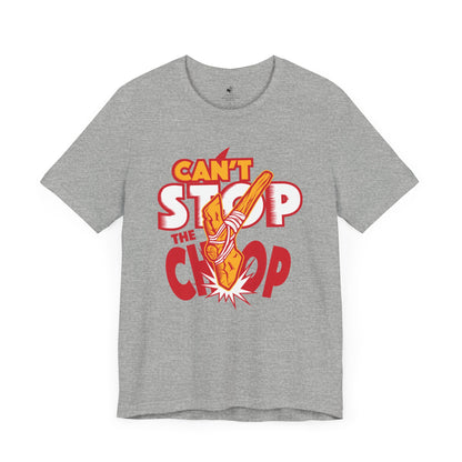 KC Can't Stop the Chop Football Sunday Tailgate Unisex Short Sleeve T-Shirt