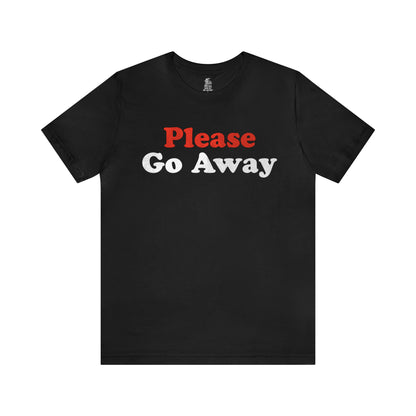 Please Go Away Unisex Short Sleeve Softstyle T-Shirt