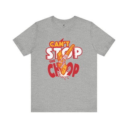 KC Can't Stop the Chop Football Sunday Tailgate Unisex Short Sleeve T-Shirt