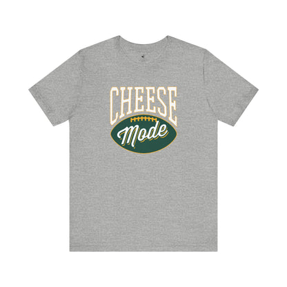 Green Bay Cheese Mode Football Tailgate Unisex Short Sleeve T-Shirt