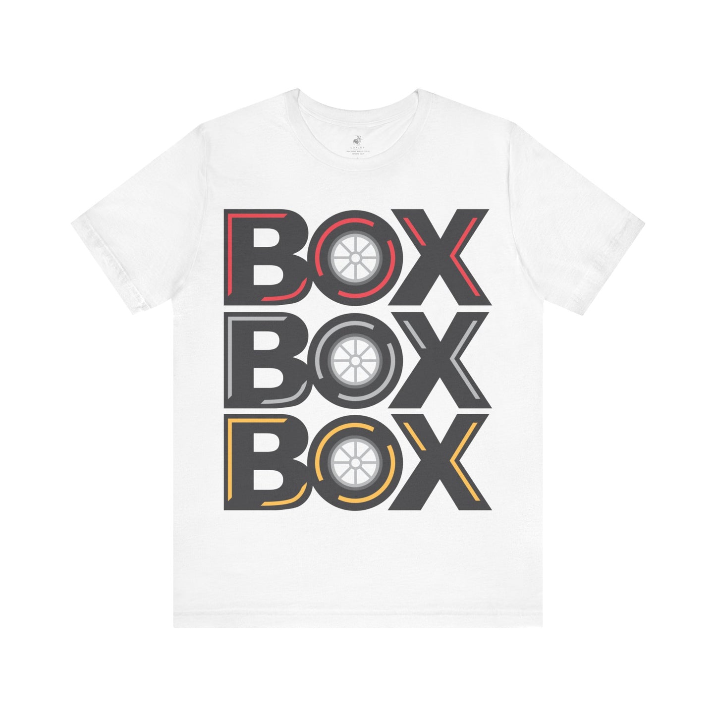 BOX BOX BOX Racing Unisex Short Sleeve T-Shirt