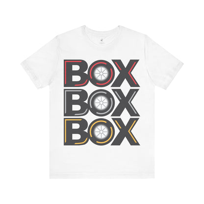 BOX BOX BOX Racing Unisex Short Sleeve T-Shirt